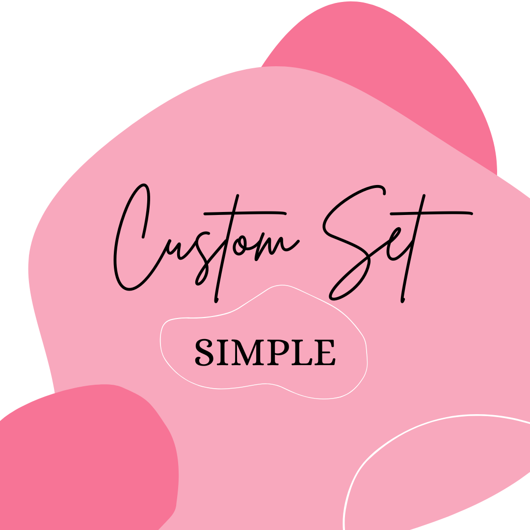 Custome Simple Custom Set - Simple Design Level – Pink Flamingo Nails